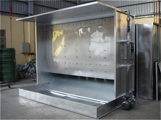 水幕式噴漆臺