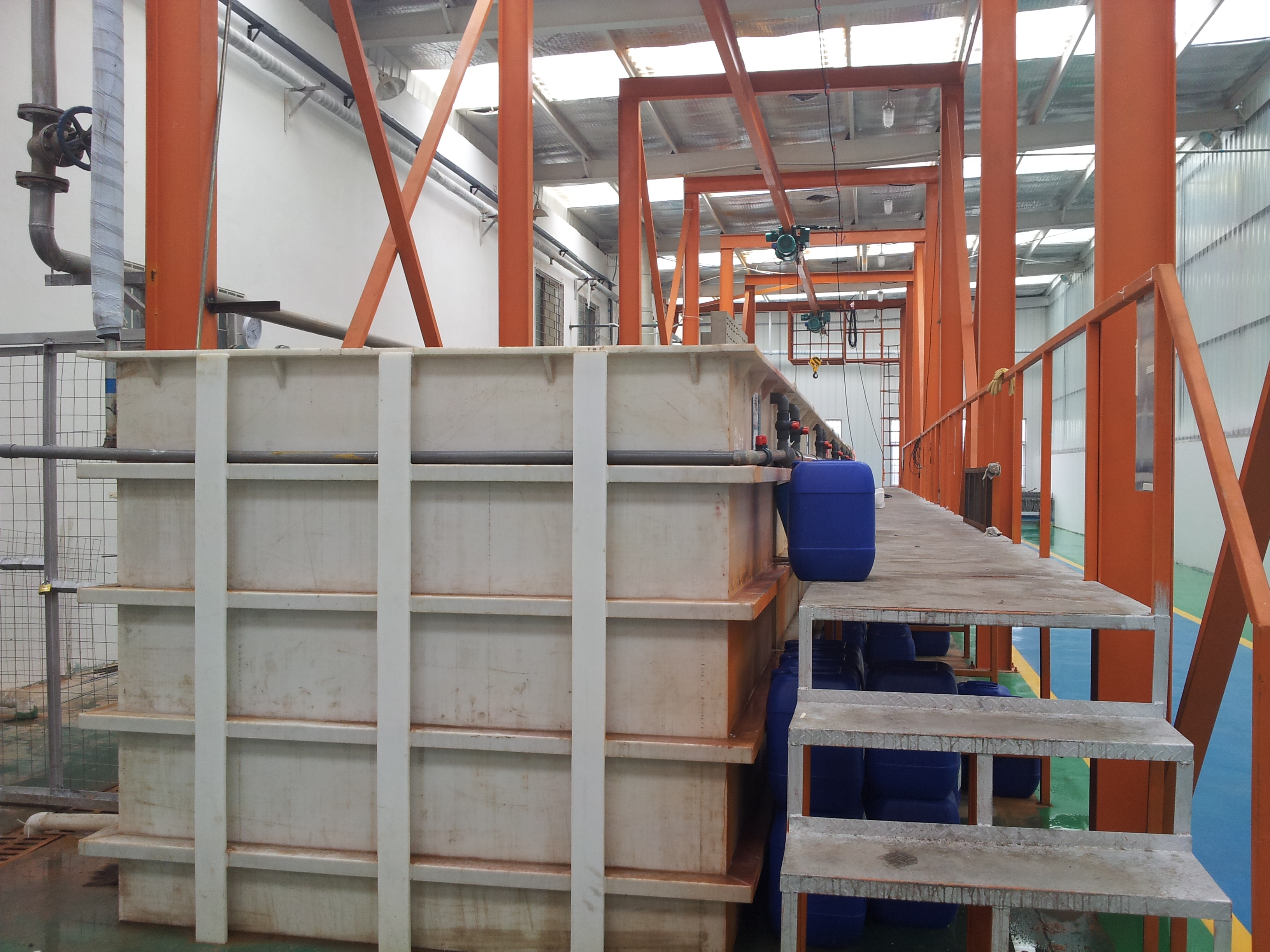 手動行車浸泡式前處理